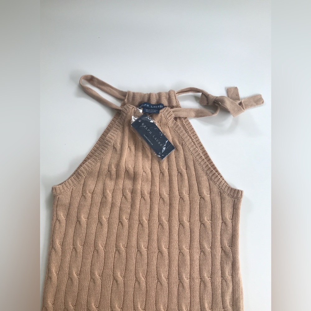 NWT! Ralph Lauren Cable-Knit Wool And Cashmere Long Dress Size: M - Picture 4 of 9